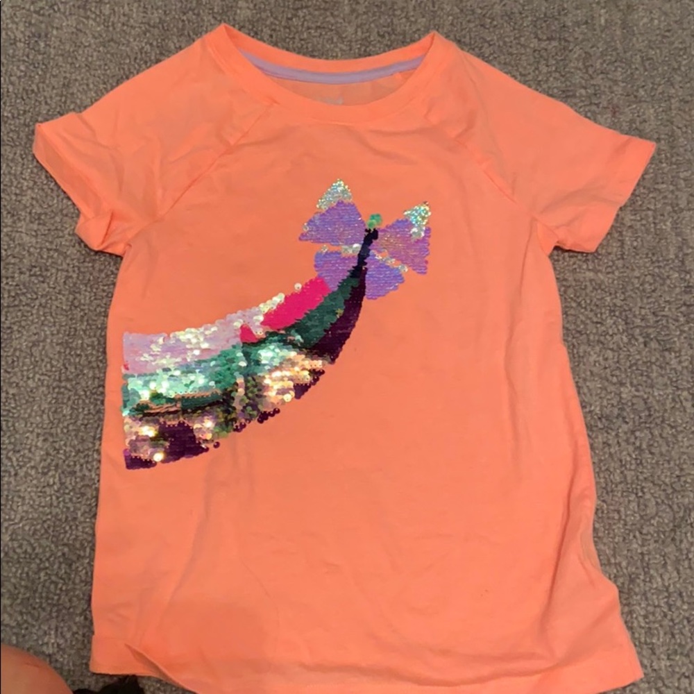 Cat and Jack Flip Sequin Tee